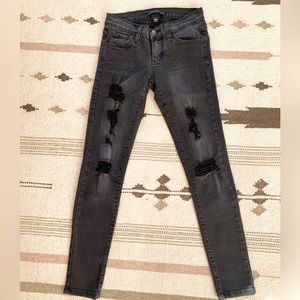 Flying Monkey Washed Black skinny Jeans 24